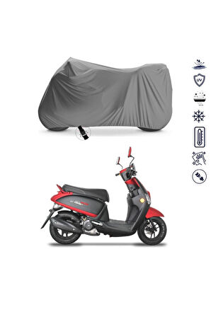 Stmax Roma 50 Çantalı  Bağlantı Tokalı  Uyumlu SolarBlock Prime Motosiklet Brandası Örtüsü