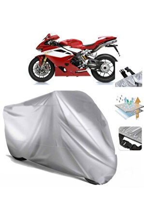 Mv Agusta F4rr  Arka Çanta (bağlantı Tokalı) Uyumlu SolarBlock Prime Motosiklet Brandası Örtüsü