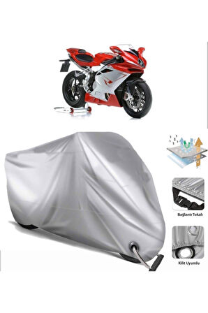 Mv Agusta F4r  Arka Çanta (bağlantı Tokalı) Uyumlu SolarBlock Prime Motosiklet Brandası Örtüsü