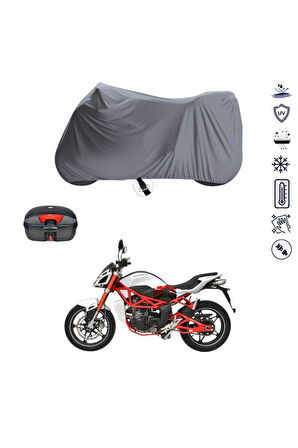 Megelli 250 S Arka Çanta  Bağlantı Tokalı  Uyumlu SolarBlock Prime Motosiklet Brandası Örtüsü