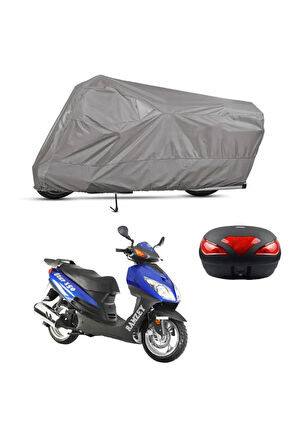 Ramzey Rmz 125 T-22 Arka Çanta   Bağlantı Tokalı  Uyumlu SolarBlock Prime Motosiklet Brandası Örtüsü