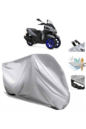 Yamaha Tricity 155  Arka Çanta (bağlantı Tokalı) Uyumlu SolarBlock Prime Motosiklet Brandası Örtüsü