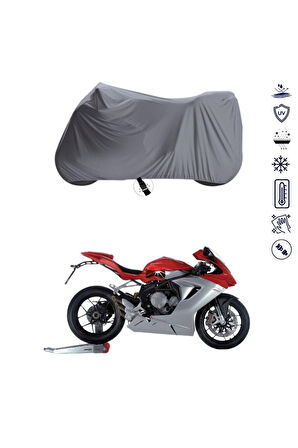 Mv Agusta F3 Eas  Bağlantı Tokalı  Uyumlu SolarBlock Prime Motosiklet Brandası Örtüsü