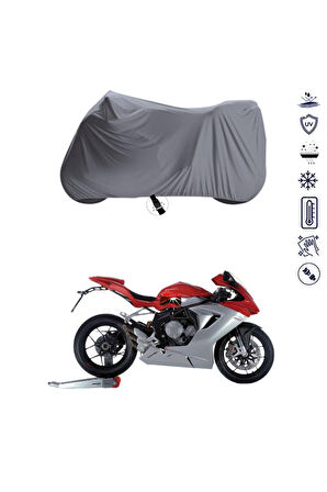 Mv Agusta F3 Eas  Bağlantı Tokalı  Uyumlu SolarBlock Prime Motosiklet Brandası Örtüsü