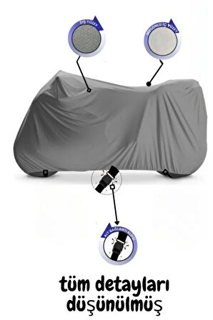 Bmw R 80 Gs  Uyumlu SolarBlock Prime Motosiklet Brandası Örtüsü