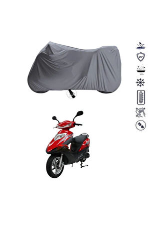 MONDİAL 125 RR Arka Çanta  Bağlantı Tokalı  Uyumlu SolarBlock Prime Motosiklet Brandası Örtüsü