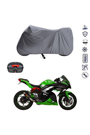 Kawasaki Ninja 300 Arka Çanta  Bağlantı Tokalı  Uyumlu SolarBlock Prime Motosiklet Brandası Örtüsü