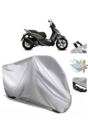 Piaggio Beverly 300 Tourer I.e. (bağlantı Tokalı) Uyumlu SolarBlock Prime Motosiklet Brandası Örtüsü