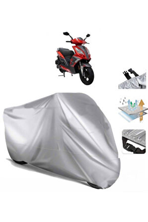 Mondial 125 Mash  Arka Çanta (bağlantı Tokalı) Uyumlu SolarBlock Prime Motosiklet Brandası Örtüsü