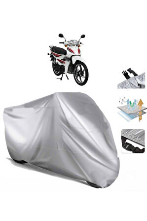 Mondial 100 Sfc Snappy X  Arka Çanta (bağlantı Tokalı) Uyumlu SolarBlock  Motosiklet Brandası Örtüsü