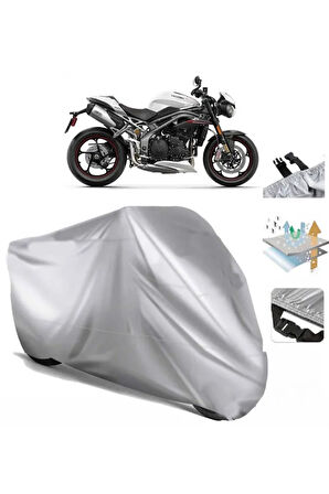 Triumph Speed Triple Rs (bağlantı Tokalı) Uyumlu SolarBlock Prime Motosiklet Brandası Örtüsü