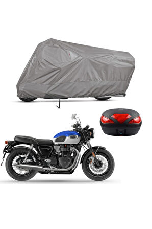 Triumph Bonneville T100 Arka Çanta   Bağlantı Tokalı  Uyumlu SolarBlock  Motosiklet Brandası Örtüsü