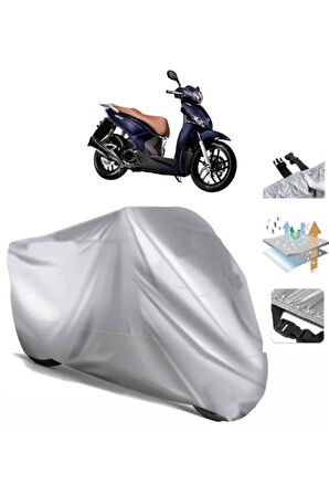 Kymco People 125  Arka Çanta (bağlantı Tokalı) Uyumlu SolarBlock Prime Motosiklet Brandası Örtüsü