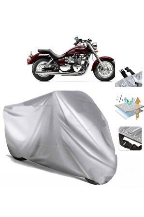 Triumph America  Arka Çanta (bağlantı Tokalı) Uyumlu SolarBlock Prime Motosiklet Brandası Örtüsü