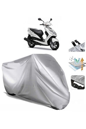 Yamaha Cygnus X  Arka Çanta (bağlantı Tokalı) Uyumlu SolarBlock Prime Motosiklet Brandası Örtüsü