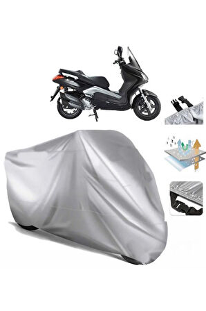 Tgb X-motion 250 Efı Arka Çanta (BAĞLANTI TOKALI) Uyumlu Solarblock Motosiklet Brandası Örtüsü