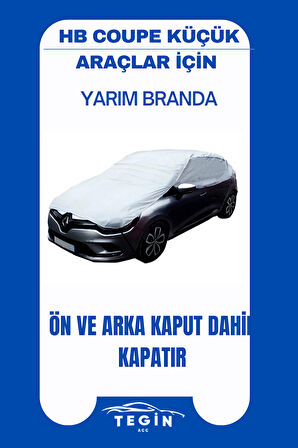 Honda Civic 1987 - 1991 Coupe Uyumlu SolarBlock Yarım Araba Brandası
