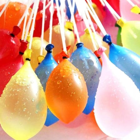 111'Li Su Balonu Seti - Kendinden Bağlamalı - Hızlı Dolum Aparatlı