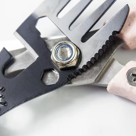 2'Li Paket Taktiksel Spork Kaşık Çatal - 5 Fonksiyonlu - Paslanmaz Çelik