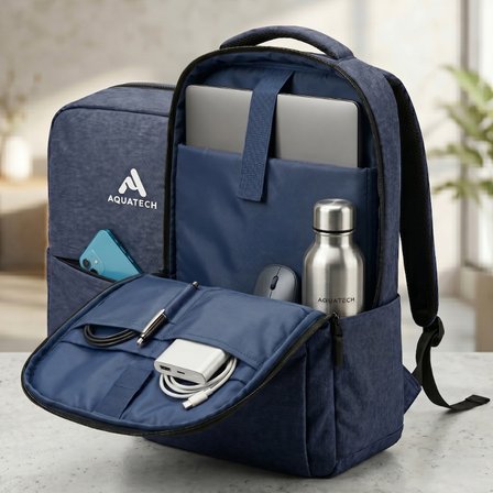 Sırt Çantası - Lacivert - İç Bölmeli - Bilgisayar Korumalı