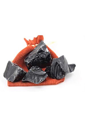 Obsidyen Rainbow Taşı Işlenmemiş Doğal Taş Ham Kütle (30/50 GR)