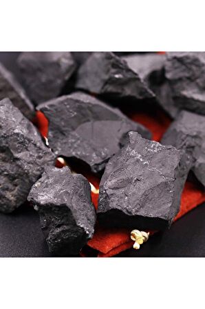 Shungite Taşı Işlenmemiş Doğal Taş Ham Kütle (75/90 GR)