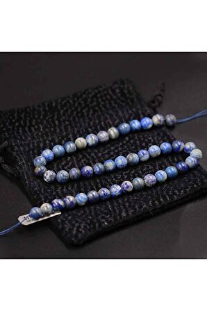 Lapis Lazuli Taşı Doğal Taş Dizi (8MM)