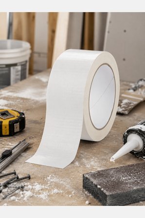Tamir Bandı 48 mm x 10 Metre Çok Amaçlı Beyaz Duct Tape – Suya ve Hava Koşullarına Dayanıklı, Güçlü Yapışkanlı, Elle Koparılabilir Hortum, Boru, Çadır, Sera, Paketleme, Sabitleme ve İzolasyon Bandı