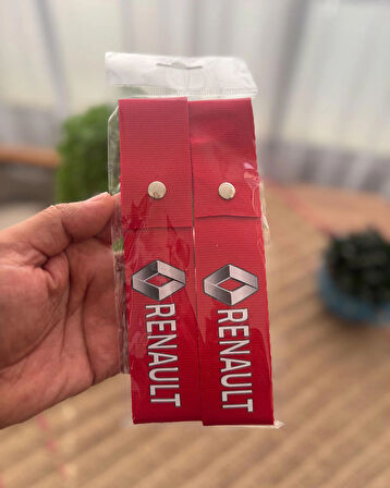 Reno Tasarımlı, Kırmızı Renk Yüksek Kalite Tampon & Çeki ipi 2'li Paket