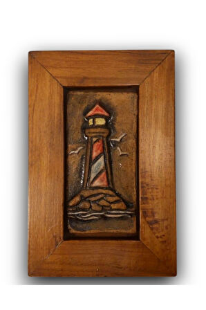 Toprakana Art Deniz Feneri Seramik Duvar Panosu