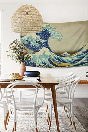 The Great Wave Off Kanagawa Duvar Örtüsü, Duvar Halısı 150x100 cm