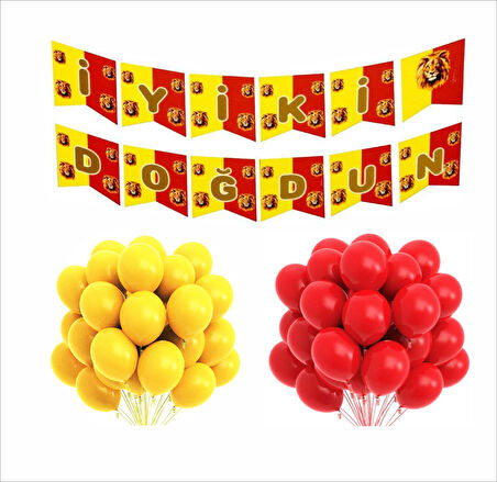 GALATASARAY 20 BALON+BANNER SETİ