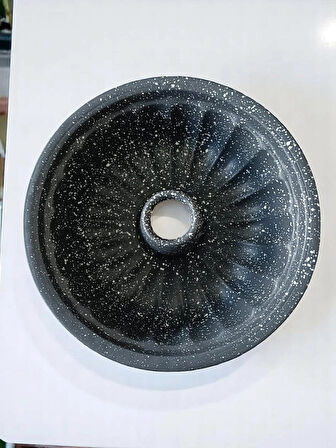 Alkar Granit Kaplama Aliminyum Kek Kalıbı Gri 26 cm