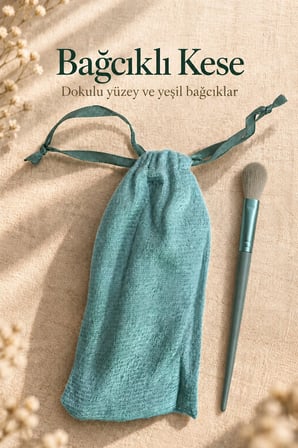 Taşınabilir Ergonomik Yapılı 13 Adet Fiber Kıllı Yüz ve Göz Makyaj Fırçası Seti