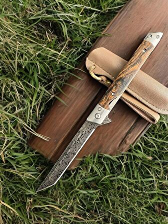 TAŞKAFA-M390 DAMASCUS TANTO ÇAKI