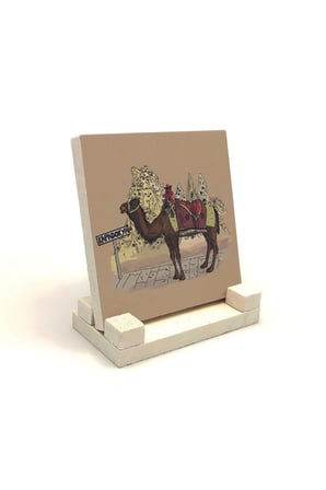 Kapadokya Baskılı Taş Masaüstlük 10X10