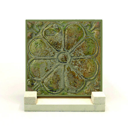 Lotus çiçeği (Tanrıça Anahita'nın Sembolü)Baskılı Doğaltaş Masaüstlük