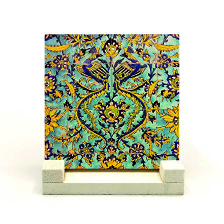  Vank Katedrali (İsfahan, İran) DeseniBaskılı Doğaltaş Masaüstlük