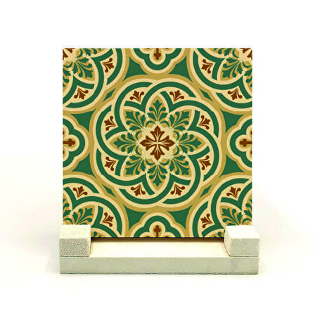 Bizans DeseniBaskılı Doğaltaş Masaüstlük