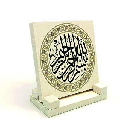 BesmeleYazılı Doğaltaş Masaüstlük