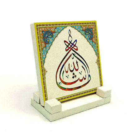 "Maşallah"Yazılı Doğaltaş Masaüstlük