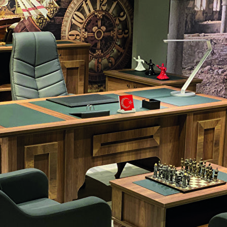 Ay Yıldız Formunda, Kelime-i Tevhid ve BesmeleYazılı Doğaltaş Masaüstlük