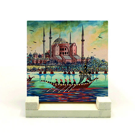 Ayasofya Camii Baskılı Doğaltaş Masaüstlük