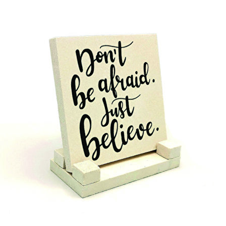 Markos 5:36 AyetiBaskılı Doğaltaş Masaüstlük