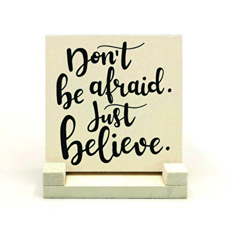 Markos 5:36 AyetiBaskılı Doğaltaş Masaüstlük