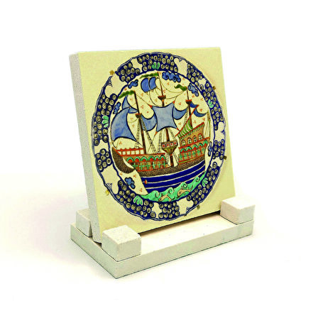 GemiBaskılı Doğaltaş Masaüstlük