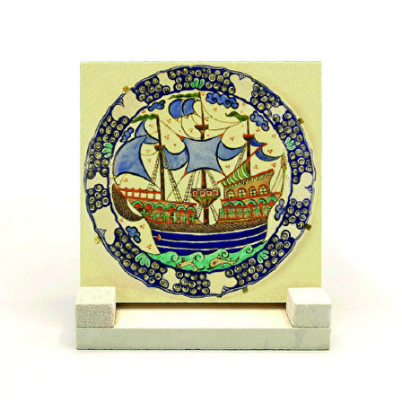 GemiBaskılı Doğaltaş Masaüstlük