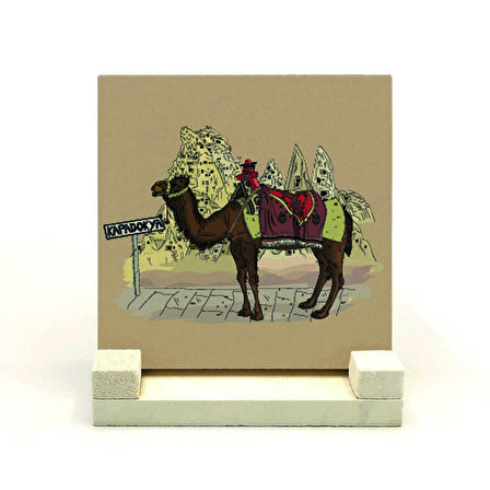 KapadokyaBaskılı Doğaltaş Masaüstlük