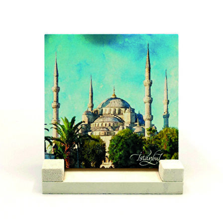 Sultanahmet Camii Baskılı Doğaltaş Masaüstlük