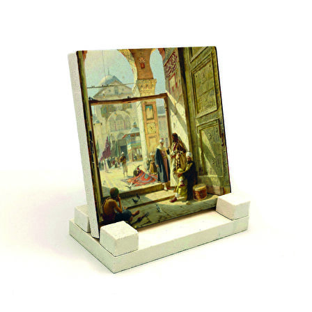 Emevi Camii KapısıBaskılı Doğaltaş Masaüstlük